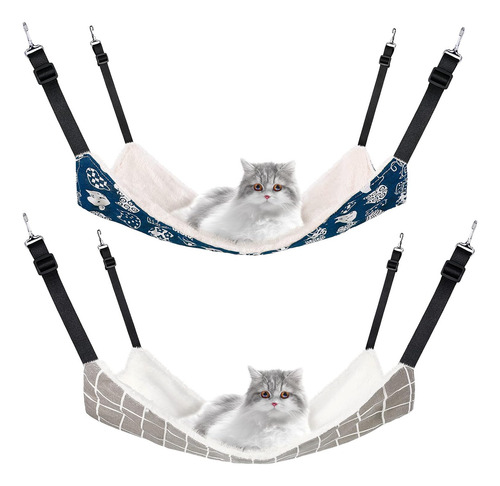 Hamaca Colgante Reversible 2 Piezas Gato Suave Transpirable