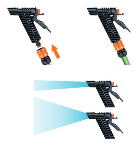 Pistola De Riego Con Gatillo Regulable 8756 Claber Italia