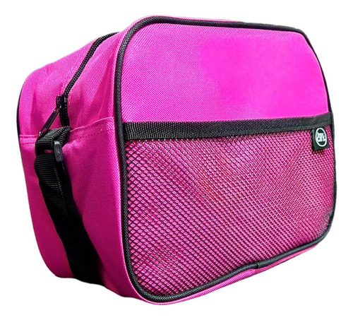 Lonchera Rosa Fucsia Basic City Ligera Poliéster Lisa Orig