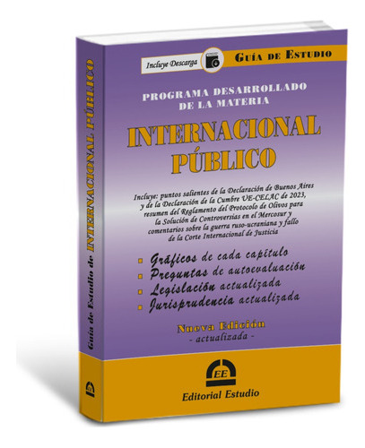 Guia De Estudio Internacional Publico - Ed. Estudio 