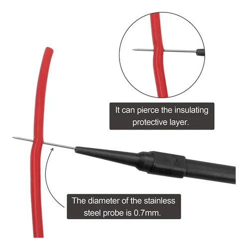 Set 4 Backprobe / Agujas P/ Terminales Y Conectores Ayr