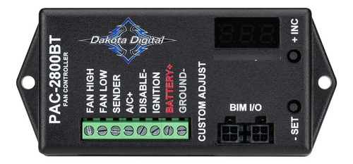 Dakota Digital Controlador Electrónico Del Ventilador Pac-28
