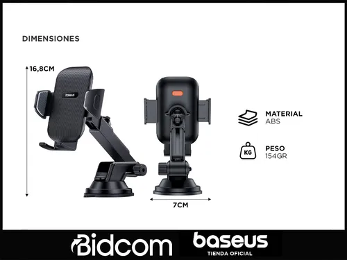 Soporte Para Celular Con Abrazadera Baseus Para Automóvil