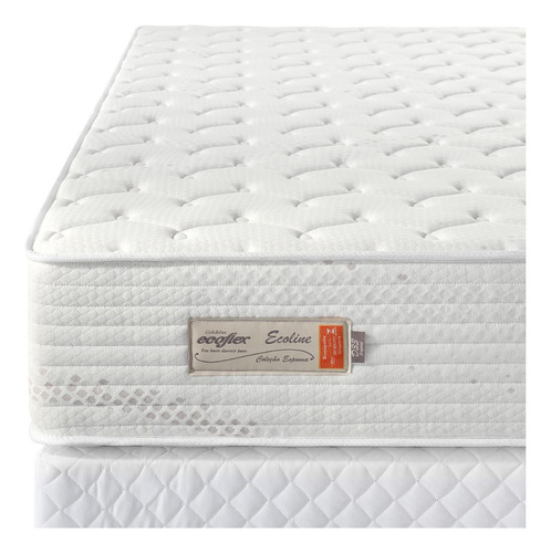 Bicama Box Baú Linho Bege 88x188 Com Colchão Ecoline D33