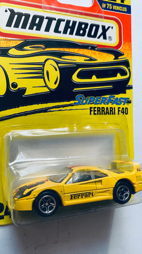 Matchbox Ferrari F40 (Reacondicionado)