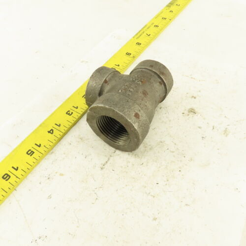 1 X3/4 X3/4 Npt 300 Wsp 2000 Wog Malleable Iron Tee Bla Ccb