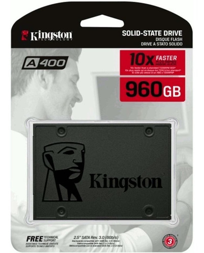 Disco Sólido Interno Kingston Sa400s37/960g 960gb