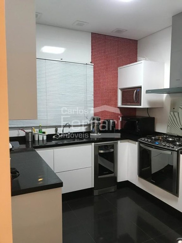 Sobrado Com 3 Suítes, 4 Vagas De Garagem, Churrasqueira- Sacada - Cf33324
