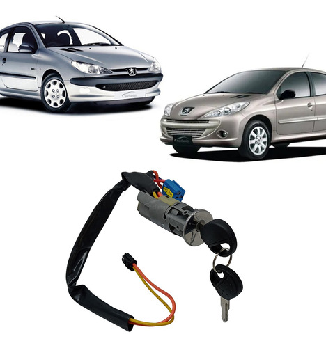 Cilindro Ignicao C/ Chave Peugeot 206 Cc 2001 A 2008