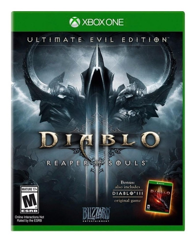 Diablo III: Reaper of Souls  Diablo III Ultimate Evil Edition Blizzard Entertainment Xbox One Físico