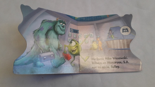 Cuento Infantil Antiguo * Yo Soy Mike * Disney Pixar Monster (Usado)
