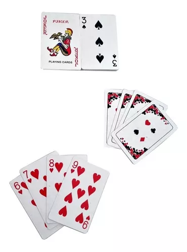 Jogo De Baralho 108 Cartas Em Plástico Poker Truco Magica - mjs