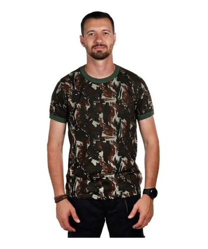 Camiseta Camuflada Dry Fit Exército Brasileiro