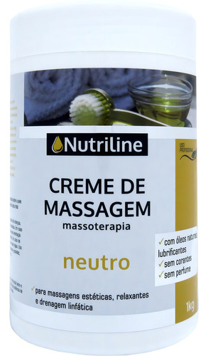 Creme Massagem Neutro Nutriline 1kg