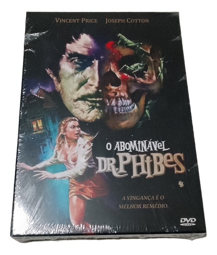 Dvd O Abominavel Dr Phibes Vincent Price - Lacrado Com Luva