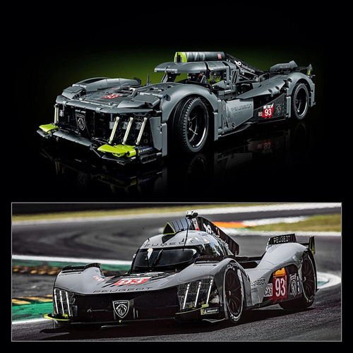 Kit Lego Technic Peugeot 9x8 Le Mans Hybrid Hypercar 42156 1775 Piezas 3+