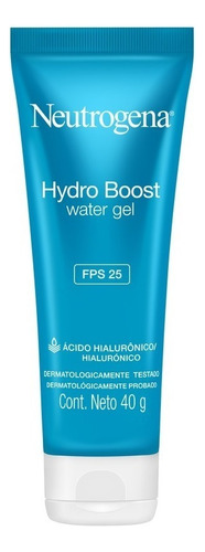 Hidratante Facial Hydro Boost Water Gel Fps25 Neutrogena 40g Momento de aplicação Dia/Noite Tipo de pele Todo tipo de pele