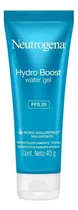 Comprar Hidratante Facial Hydro Boost Water Gel Fps25 Neutrogena 40g Momento de aplicação Diau002FNoite Tipo de pele Todo tipo de pele