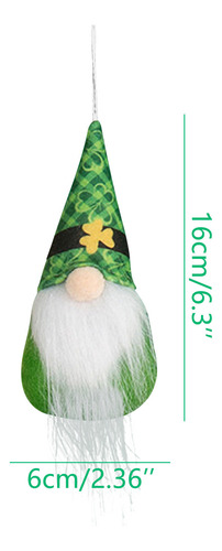 Colgante Con Forma De Muñeca De San Patricio Para El Hogar,