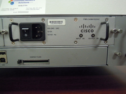 Switch Cisco Catalyst 4900m 2x Ws-x4920-gb-rj45 8 X2-10gb-sr (Usado)