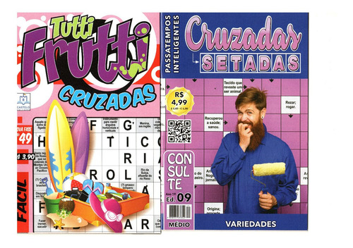 Kit 30 Revistas Palavras Cruzadas (sem Repetições)