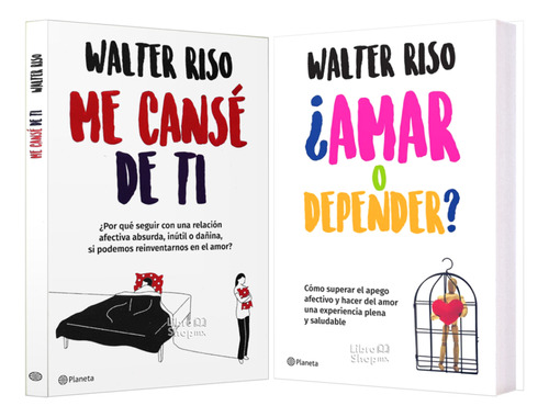 Walter Riso Me Cansé De Ti + Amar O Depender