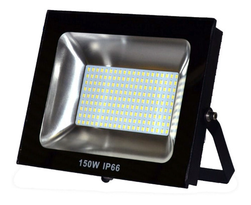 Refletor Eco Led Externo Smd Ip66 150w 6500k Br Biv Up Led Cor da carcaça Preto Cor da luz Branco-frio 110V/220V (Bivolt)