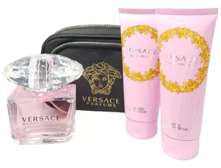 Perfume Versace Bright Crystal Set 3pz - mL a $1361