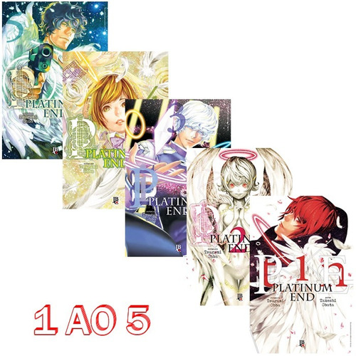 Platinum End 1 Ao 5! Mangá Jbc! Novo E Lacrado!