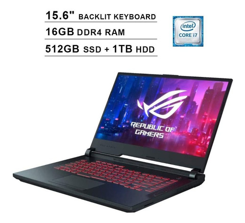 Asus Rog G531gt 15.6 Inch Fhd 1080p Gaming Laptop, 9th Gen