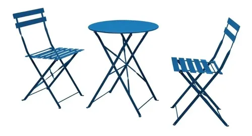Juego De Jardín O Balcón. Mesa Con 2 Sillas | Meses sin interés