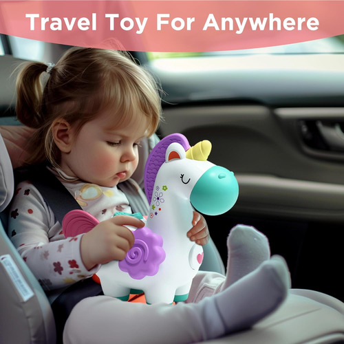 Iplay, Ilearn Cubo De Actividades De Unicornio Para Bebé, Cu