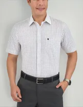 Comprar Camisa Yale Regular Fit Hombre Cuadros Blanco Negro 21203859