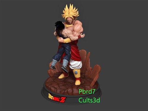 Dragon Ball Broly Vs Gohan Dragon Ball Z- Figura Plastica