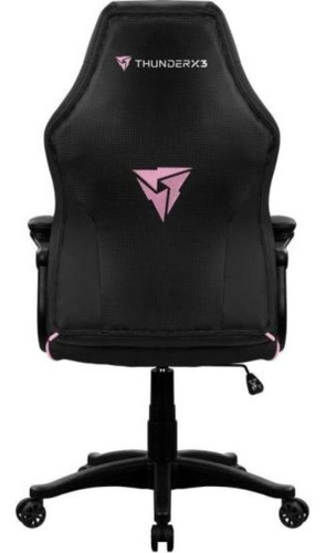 Silla de oficina ergonómica Gamer Thunderx3 Ec1, color rosa, material de tapicería: cuero sintético