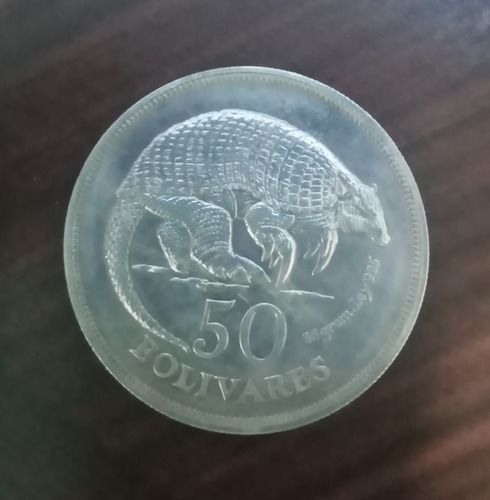 Moneda Conmemorativa Cachicamo De Plata Ley 925