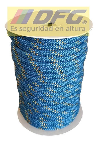 Imagen 2 de 4 de Cordin 8mm Rescate Bomberos X10 Metros Norma Ce-uiaa En564