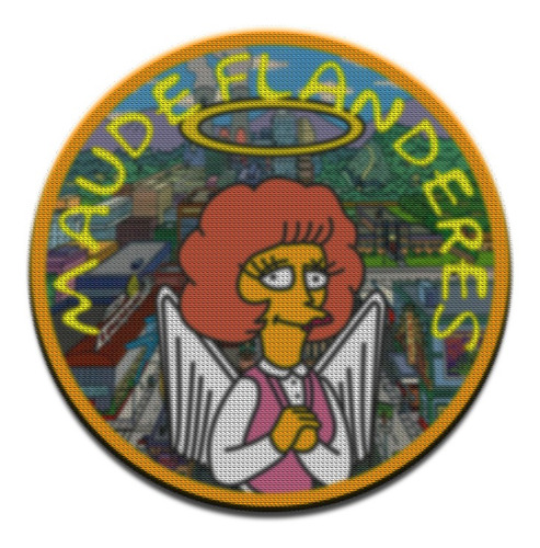 Parche Circular Simpsons Maude Flanders M01