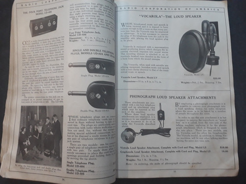 Catálogo Radio Enters The Home, 1922 Broadcasting Telephone 