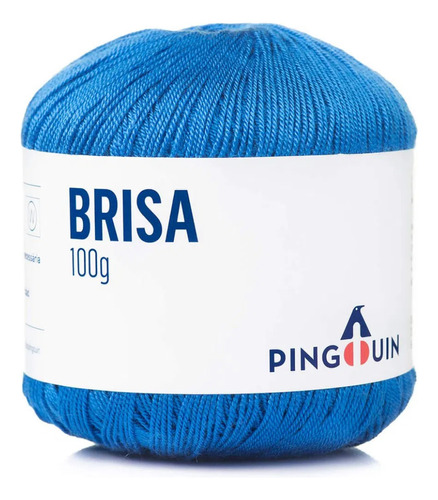 Fio Pingouin Brisa 100% Acrílico - 500m - 100g Cor Azul Bic 4579