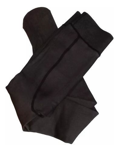 Panty Frisada Interior Termica Efecto Piel Frio Intenso Negro Xl-xxl Cadera 115 A 135cm
