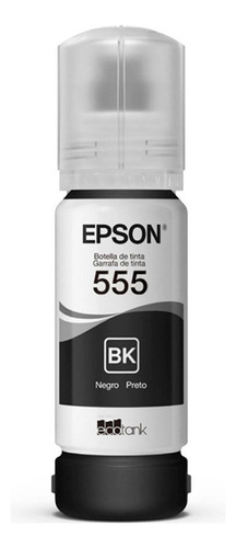 Botella Tinta Epson L8180 L8160 70ml Negro T555120-al