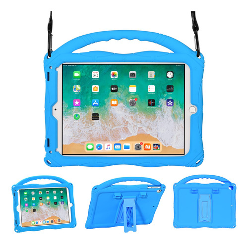 Funda Para iPad Generacion Niño Asa Soporte Integrada Viene