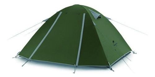Carpa Camping Naturehike Serie P 2 Personas Ultraliviana Color Verde Oscuro