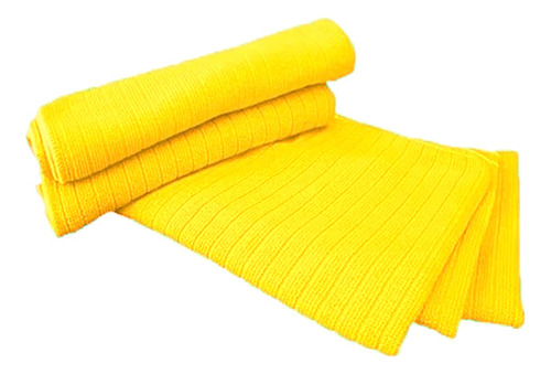 Flanela Para Limpeza De Lava Rápido Microfibra Sem Danos Cor Amarelo