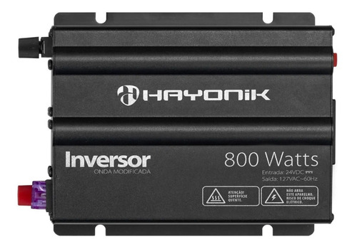 Inversor Hayonik 800w 24v/127v Modelo Novo Onda Modificada