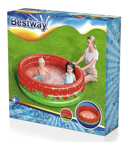 Pileta Inflable Bestway Frutilla 3 Aros Diametro 160cm