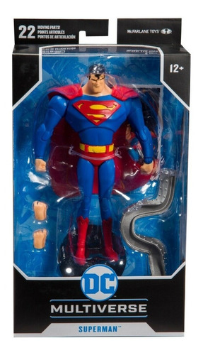 Figura De Superman La Serie Animada Dc Multiverse Mcfarlane