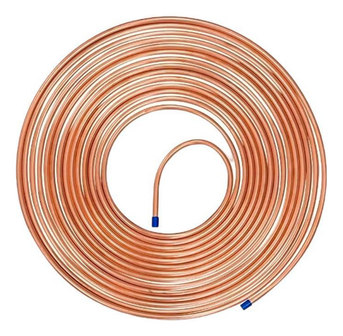 Tubo De Cobre Flexível Para Freio 1/4 - 15 Metros