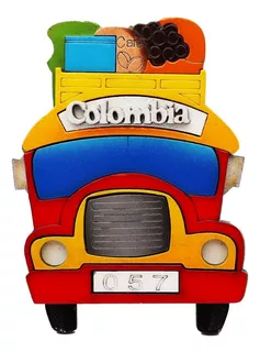 Iman Decorativo Chiva Colombiana Para La Nevera Artesania